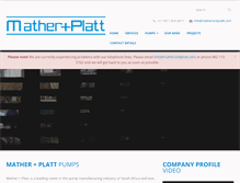 Tablet Screenshot of matherandplatt.com